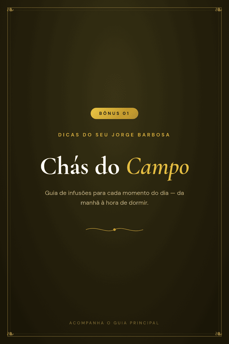 Capa do bônus Chás do Campo