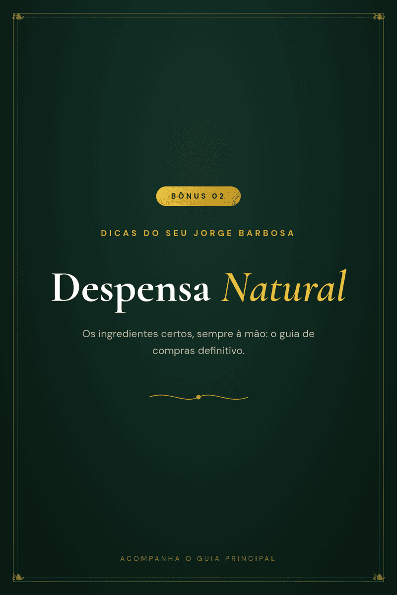 Capa do bônus Despensa Natural